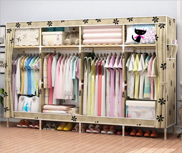

latest wooden wardrobe length 210cm