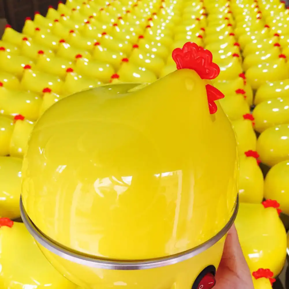 EE/_ Chicken Shape 7 Holes Electric Egg Boiler Steamer Cooker Kitchen Cooking Too