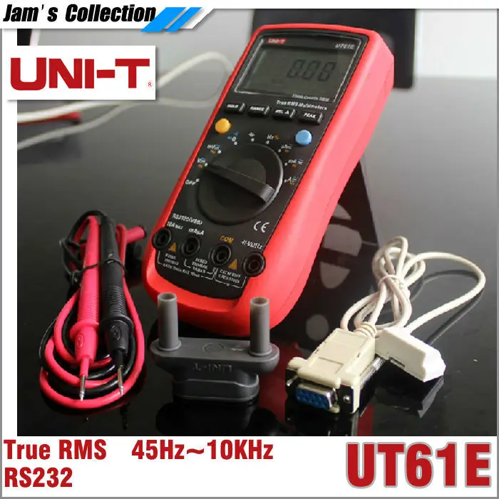 UNI T UT61E Digital Multimeter auto range true RMS Peak value RS232 REL