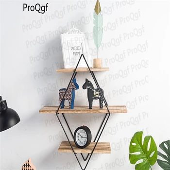 

Ngryise 1Pcs A Set Fashion Iron Wall Decorative Geometric Shelf