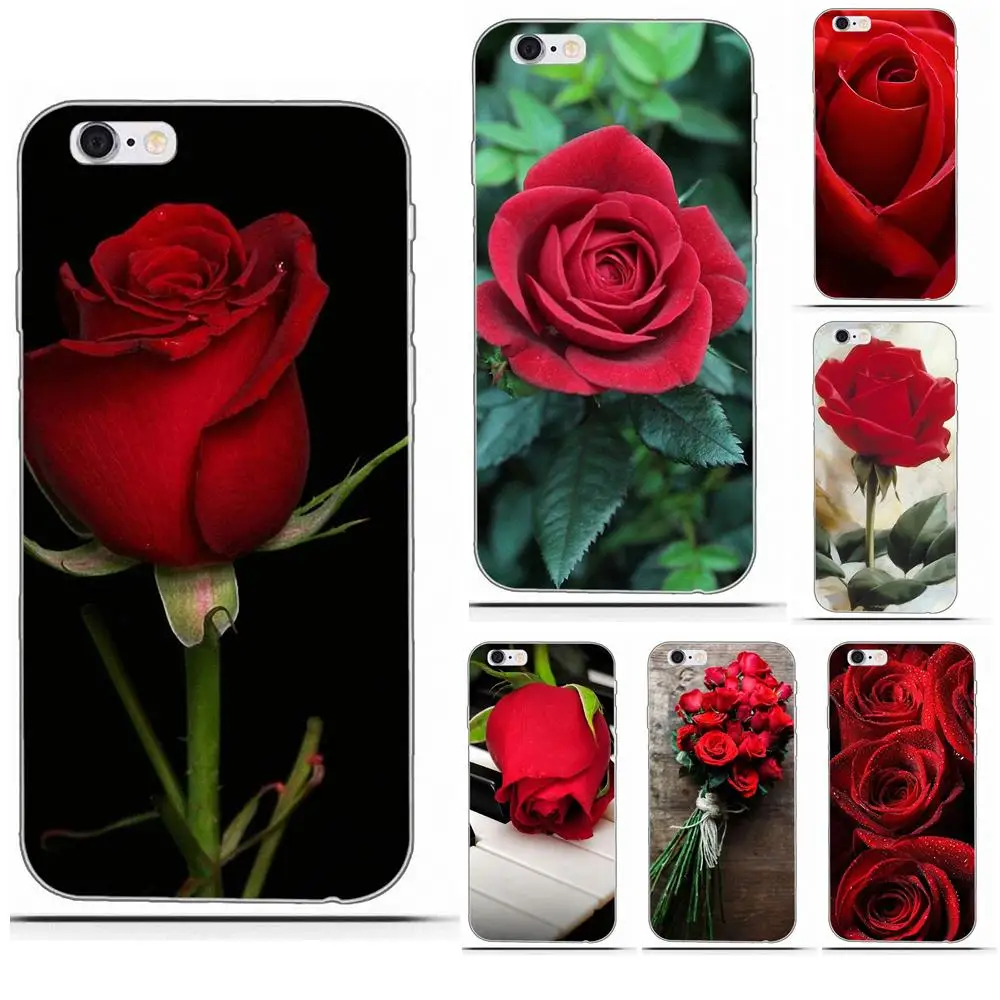 Wexoeq сотовый Чехол V Vendetta красные розы для Apple iPhone 4 4S 5 5C 5S SE 6 6S 7 8 Plus X | Мобильные