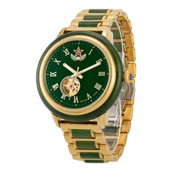 

2020 Limited Rushed For Xinjiang Hetian Jade Custom Watches Automatic Mechanical Watch Male Between Steel Table A Undertakes