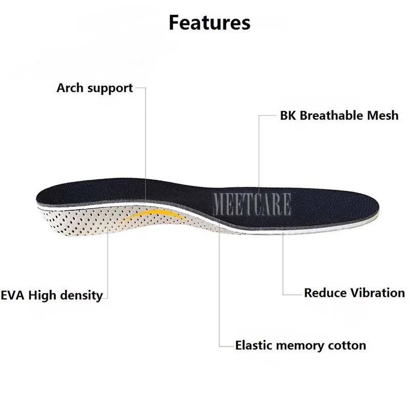 Невидимые увеличивающие стельки внутренняя поддержка арки уменьшает вибрацию пены памяти корректирующая обувь Pad средство по уходу за ногами для взрослых