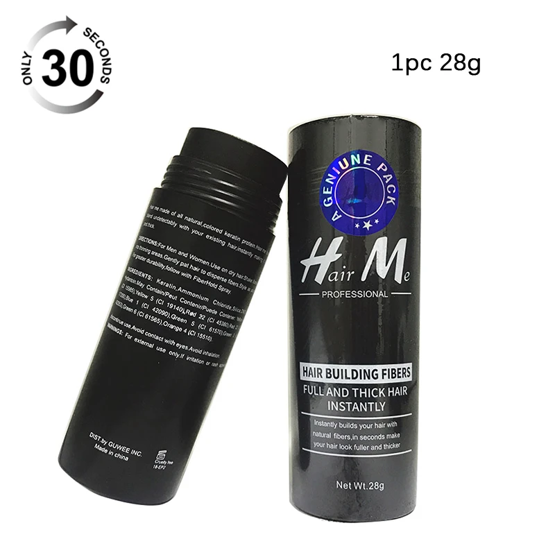 

USA TOP Brand Hair Fibers Powder Thicker For Growth Hair Building Fibers Cotton Natural Plant beauty Hair Makeup Anti Hair Loss