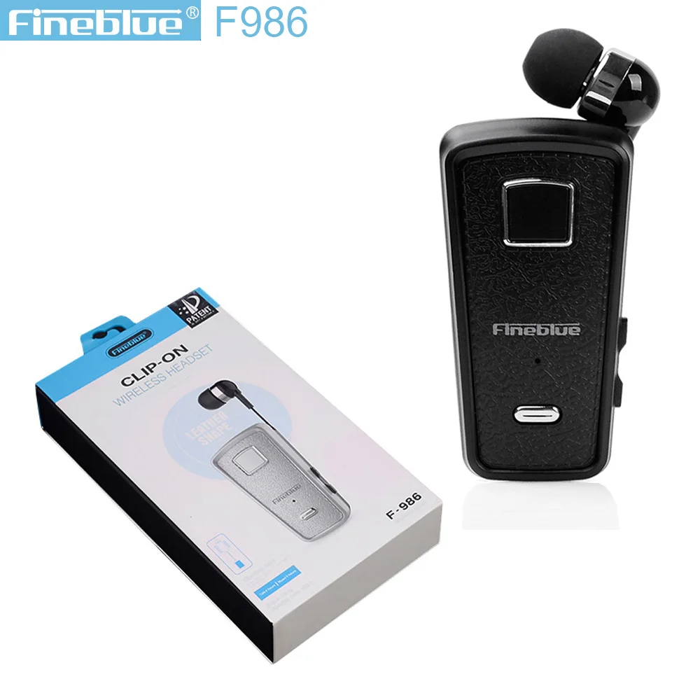Цена Оригинальные наушники Fineblue F986, Bluetooth, наушники вкладыши, гарнитура с микрофоном, мини беспроводные наушники, вибрация, напоминающая