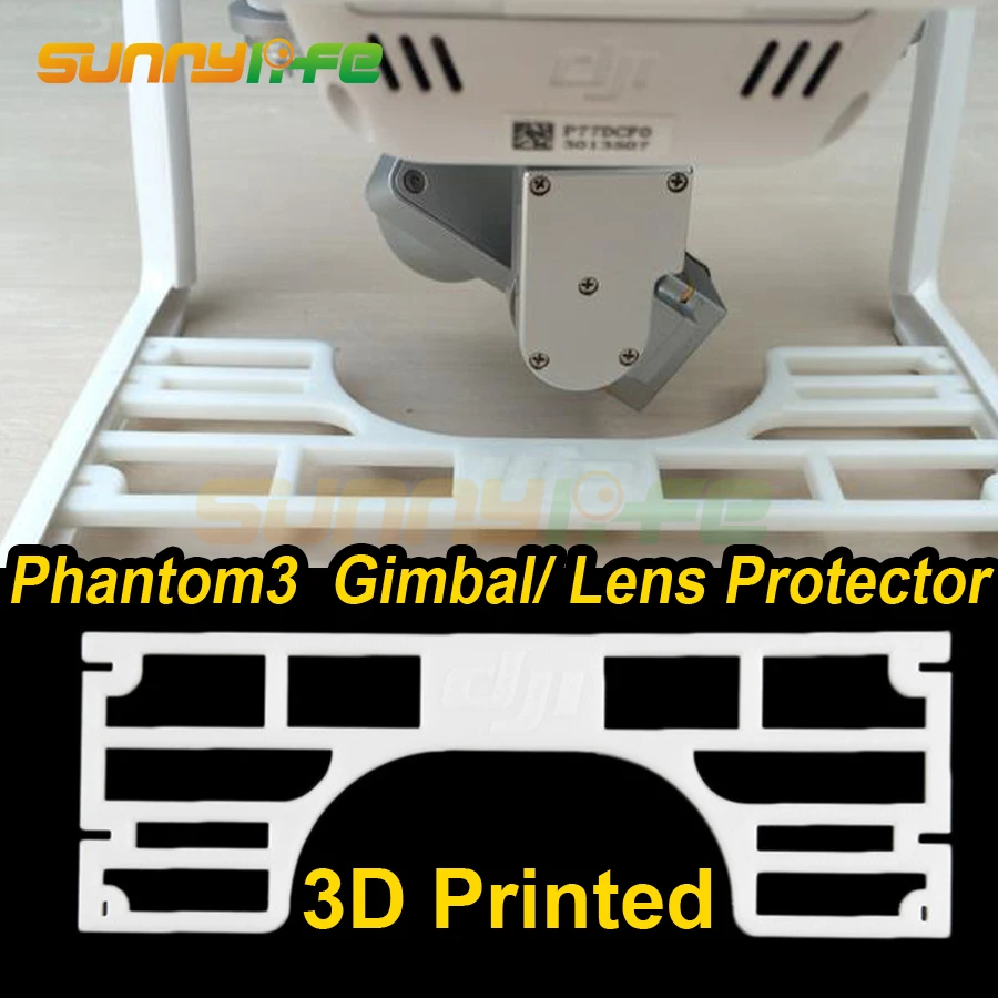 3D печатных Камера Protector для DJI Phantom 3 Gimbal защитная доска