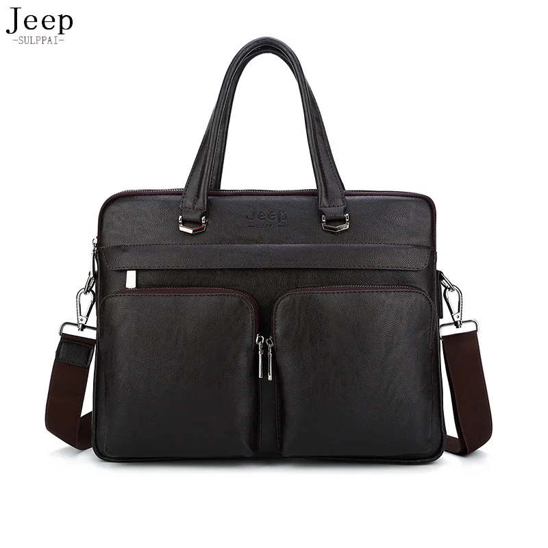 

Men's handbag SULPPAIjeep best selling men's shoulder bag Messenger bag business bag fashion men's bag 14 inch computer bagPI804