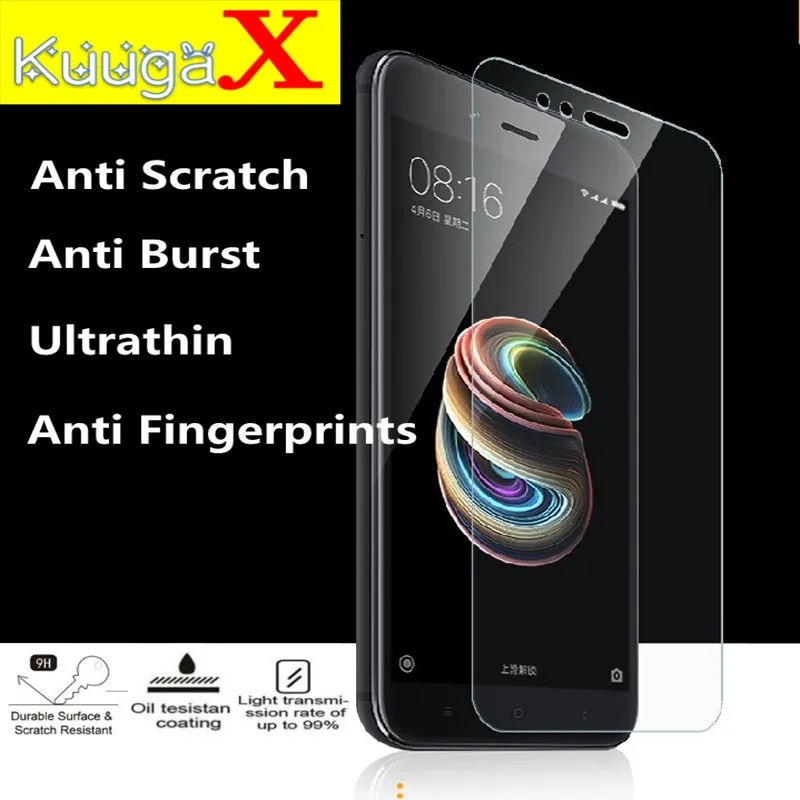 Защитная пленка для экрана закаленное стекло крышки 5 дюймов xiaomi Red 5X 5A pro X