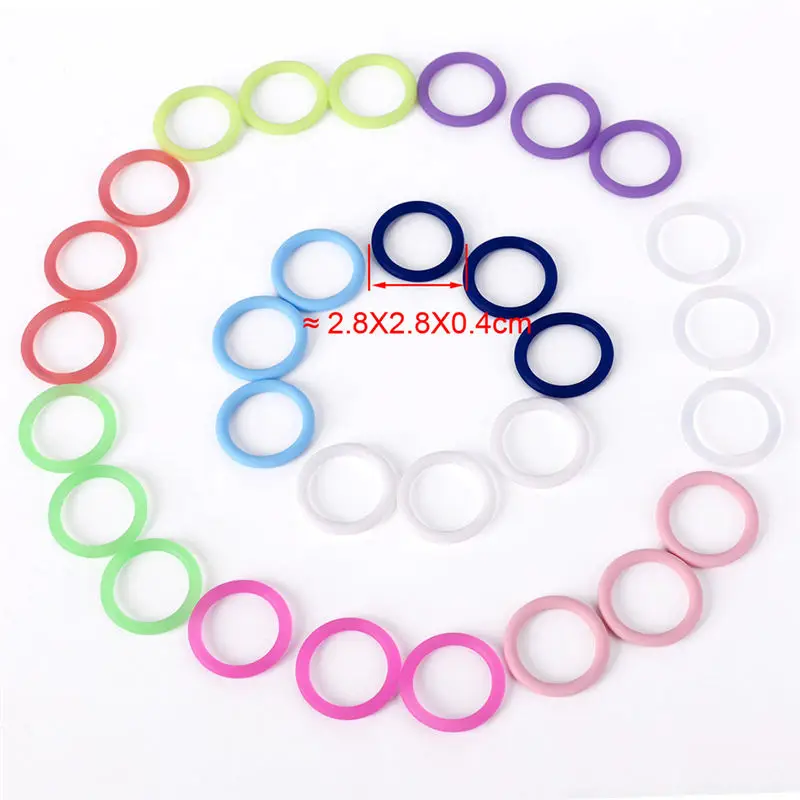10 PCS Nipple Buckle Kid Pacifier Ring Newborn Silicone Nipple Ring