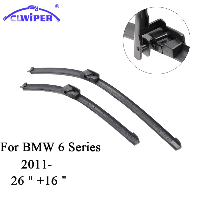 CLWIPER Car Wiper Blades For BMW 6 SERIES F12 F13 (2011 ) 2012 2013 2014 15 Car Windscreen Wiper