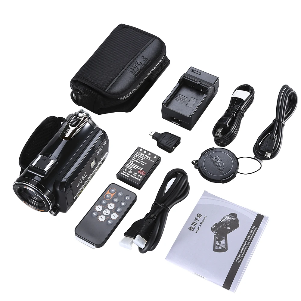 ORDRO обновлен AC3 4 K типа «Горячий башмак» WI-FI цифровой Камера HDMI 24MP инфракрасный Ночное видение видео запись видеокамеры 3 \