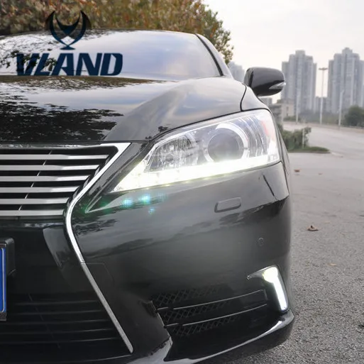 

VLAND factory accessory for ES200/ES250 LED Headlight 2008-2012 for ES350 Head light with xenon HID projector lens and DRL