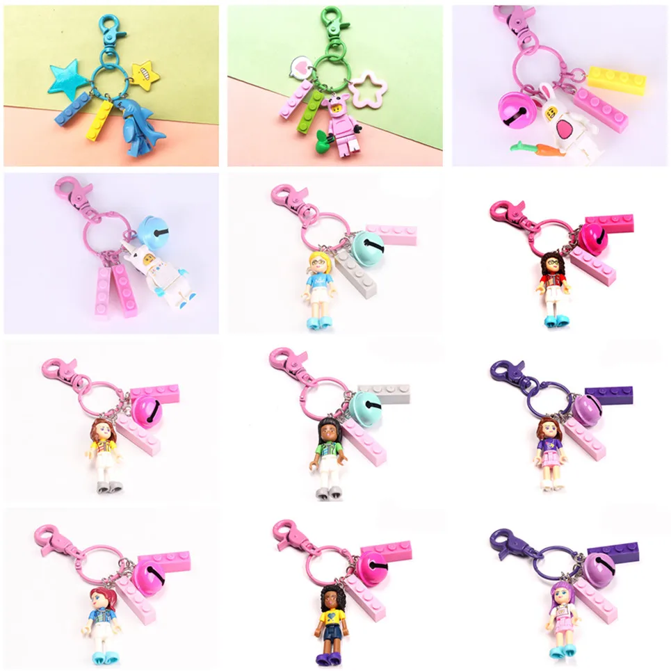 

2019 Friends For Girl Princess Stephanie Mia Olivia Keychain Figures Building Blocks Bricks Kids Toys Compatible With Lego