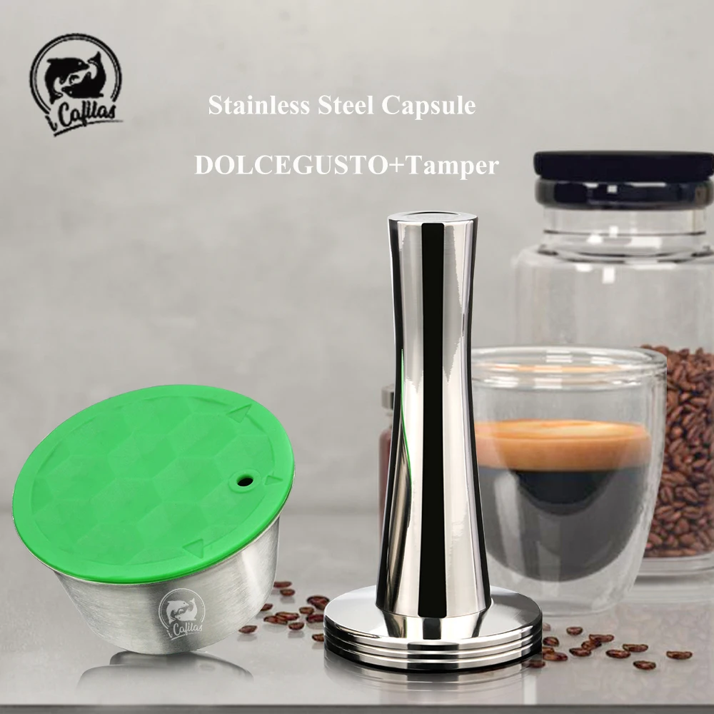 Icafilas многоразового combinacapsule Кофе фильтры Crema Нержавеющая сталь многоразовые Dolci