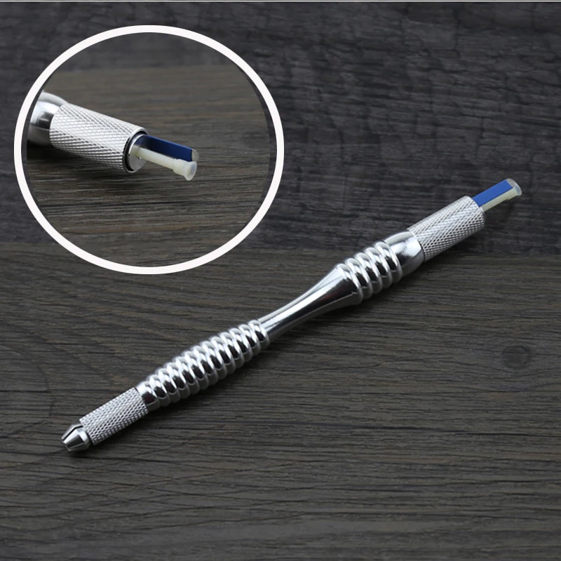 

New Tebori Microblading Eyebrow Line Pen Tattoo Machine For Permanent Makeup Eyebrow Tattoo Manual Blade Holder for beginner