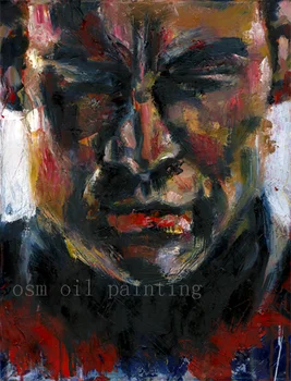 

Top Artist Handmade Modern Abstract Portrait Figure Captain America Knife Oil Painting on Canvas Wall Artwork Kid Christmas Gift