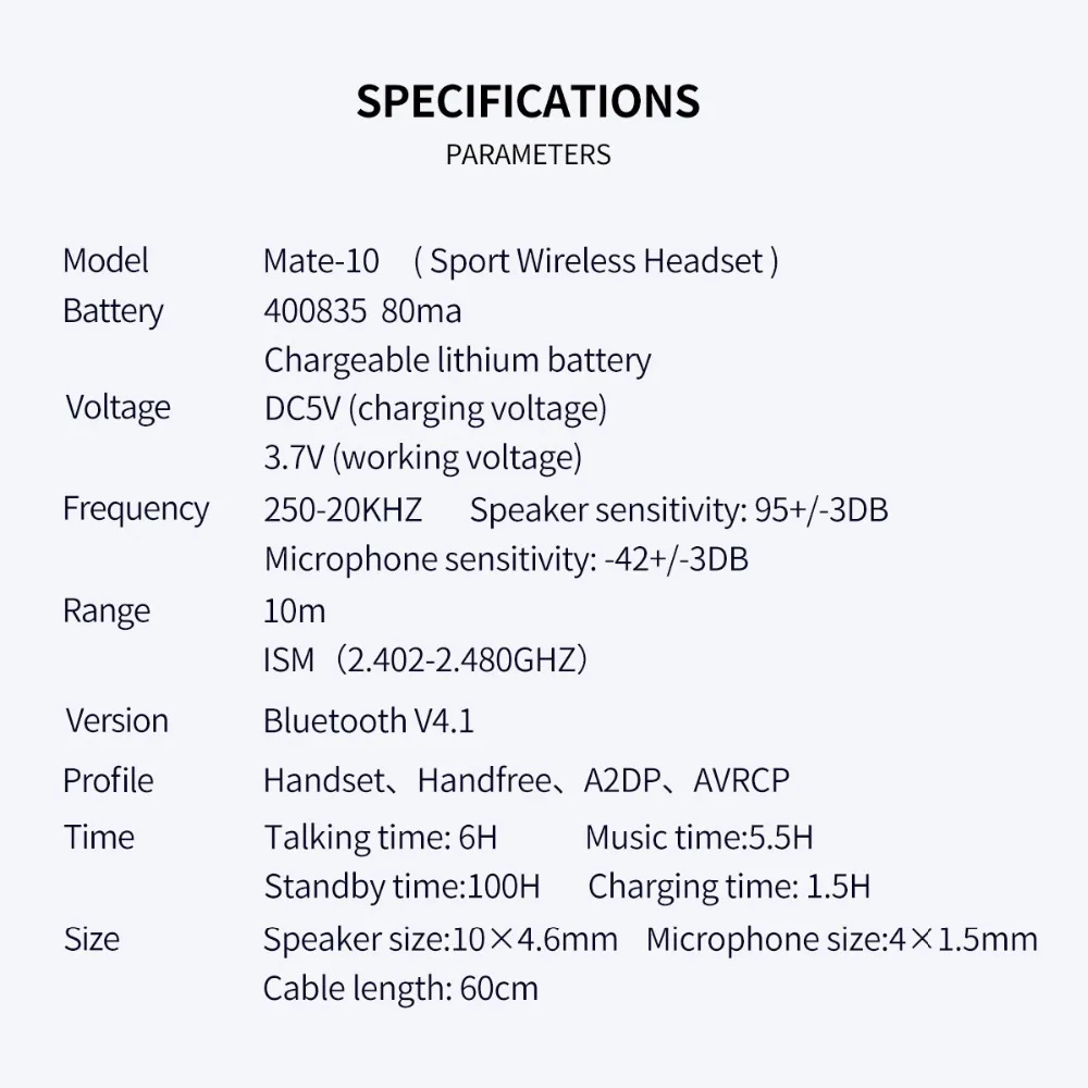 FineBlue mate 10 Магнитная Беспроводная bluetooth 4,1 Гарнитура с шейным ремешком спортивные наушники стерео бас наушники с микрофоном