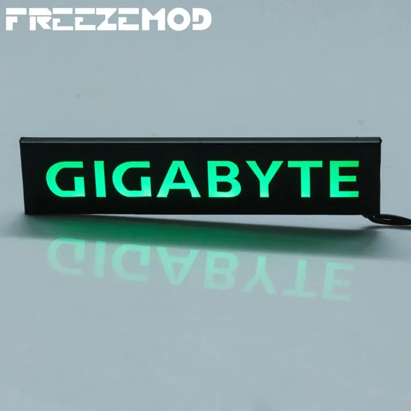 FREEZEMOD специальная видеокарта светодиодный светильник с многоцветным. XYD-GIGABYTE