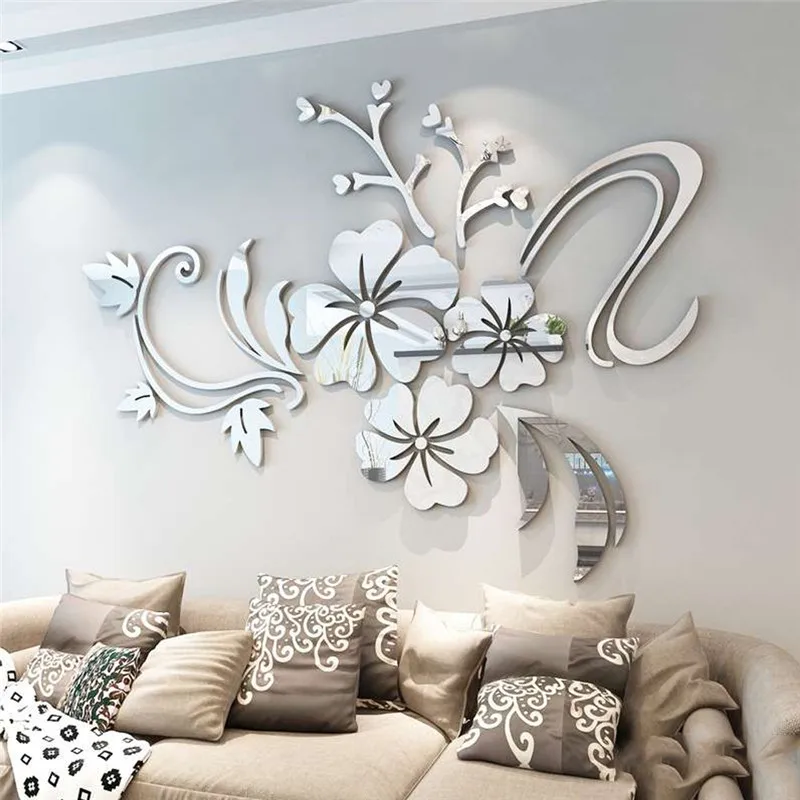 3D mirror wall stickers2