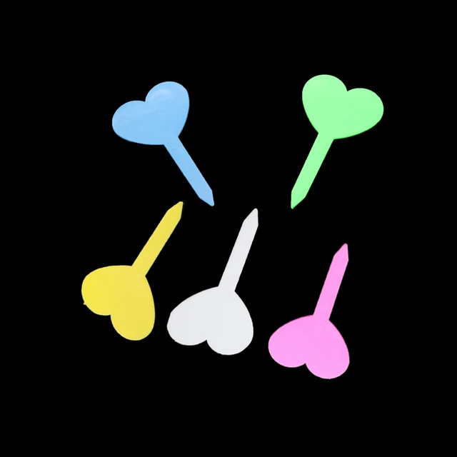 Szív Alakú Műanyag Címkék Dekoráció Címke Kerti Palánták Cserepes Virágok Növények Osztályozási Jelző Eszközök 30 Db - Image 3