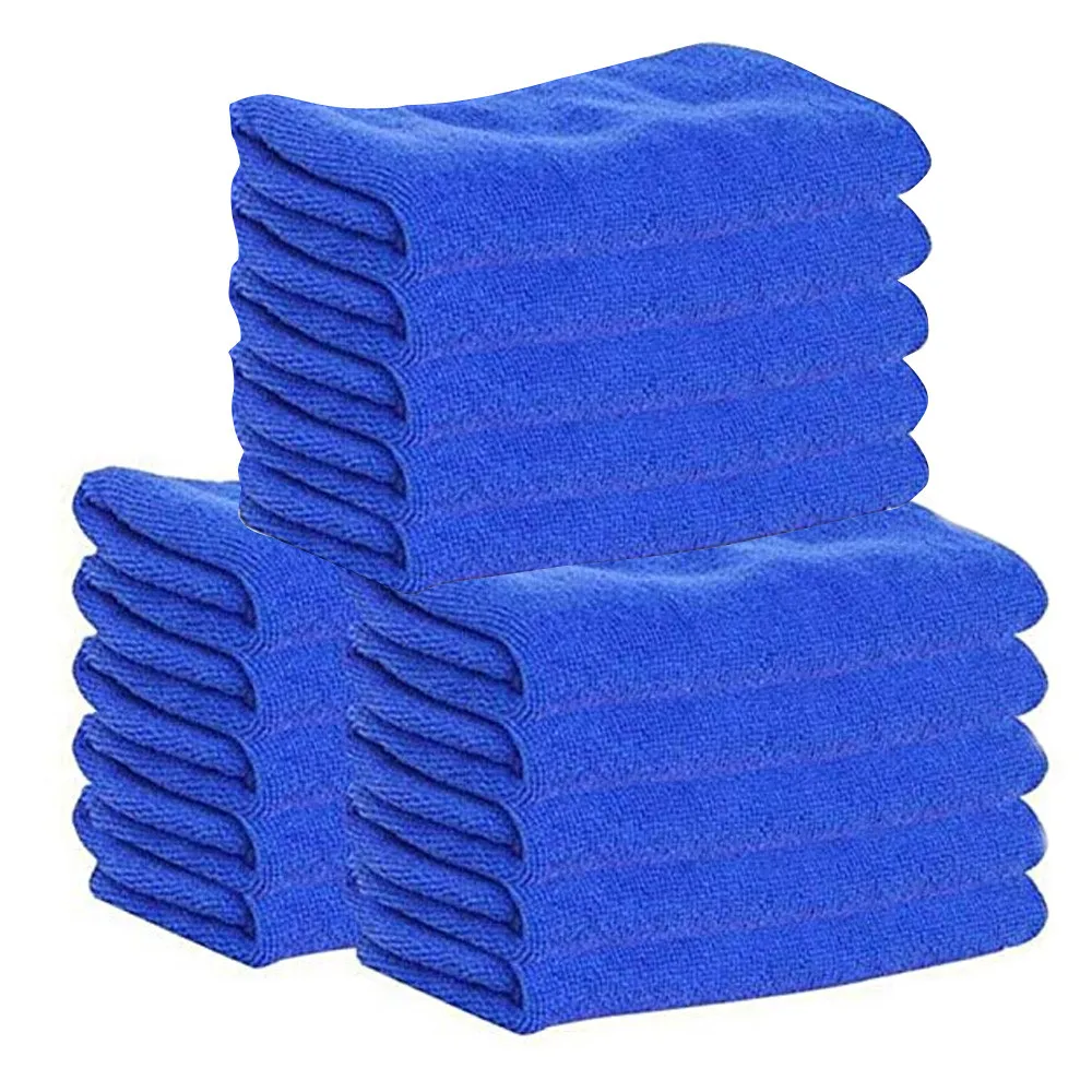 15pcs portable blue absorbent microfiber towel cleaning cloth umbrella cover bag storage bag cleaning health high quality M3