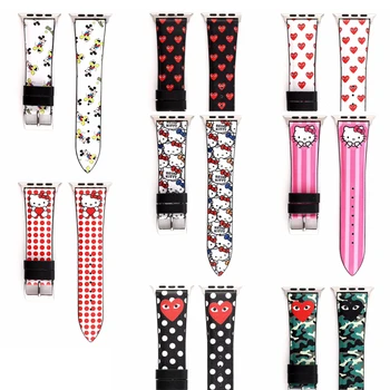 

The latest style Mickey Minnie band for iWatch Apple Watch Series 1234 44mm 40mm 38mm 42mm Cartoon strap Watchbands