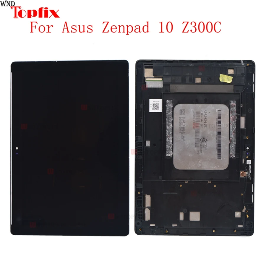 100% Tested Original Black LCD Display Touch Screen Digitizer With Frame 10.1Inch LCD Assembly Replacement Parts For Asus Z300C (1)