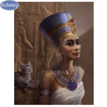 Картина Алмазная квадратная египетская Нефертити фото на заказ алмазная живопись наборы крестиков 5d Алмазная мозаика узор картина искусство