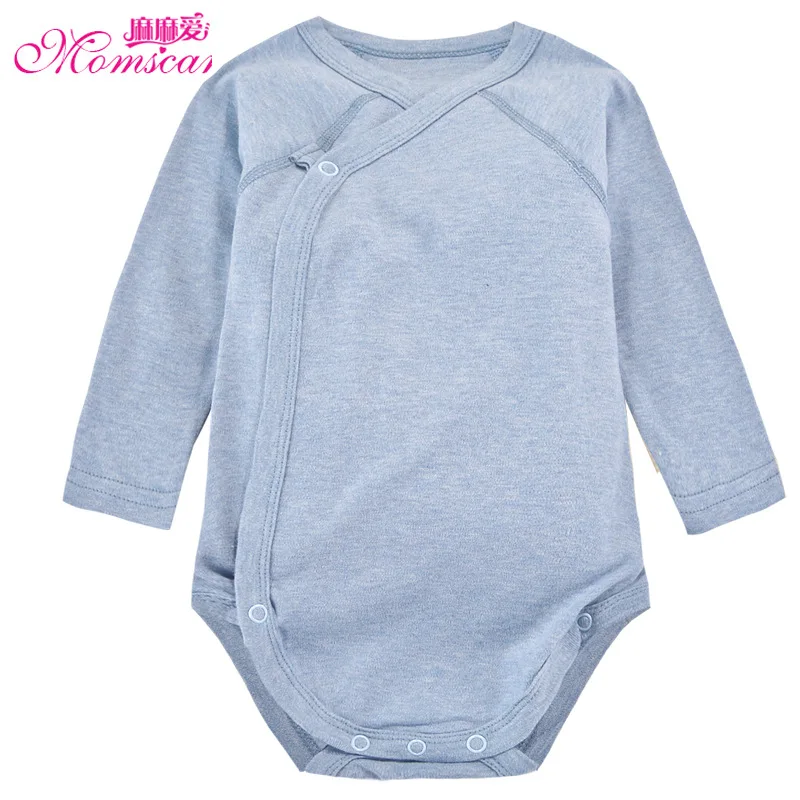 Autumn Baby Bodysuit Side Opening Newborn Bodysuits Toddler Girls Boys