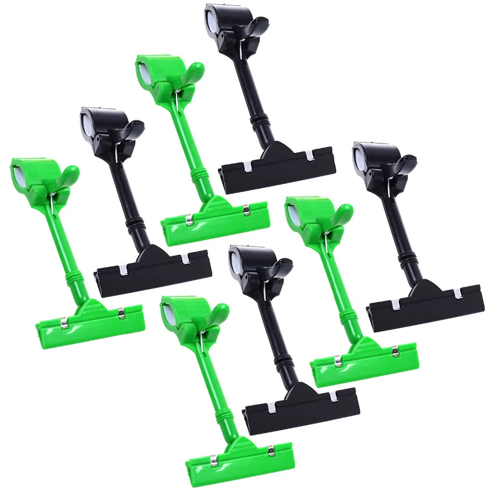 8pcs POP Adjustable Plastic Clip on Style Merchandise Sign Display Clip