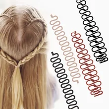 1 шт. Профессиональный инструмент для плетения волос «сделай сам», инструмент для плетения волос, для девушек, сороконожка, для девушек, модный волшебный инструмент для укладки волос, 3 цвета