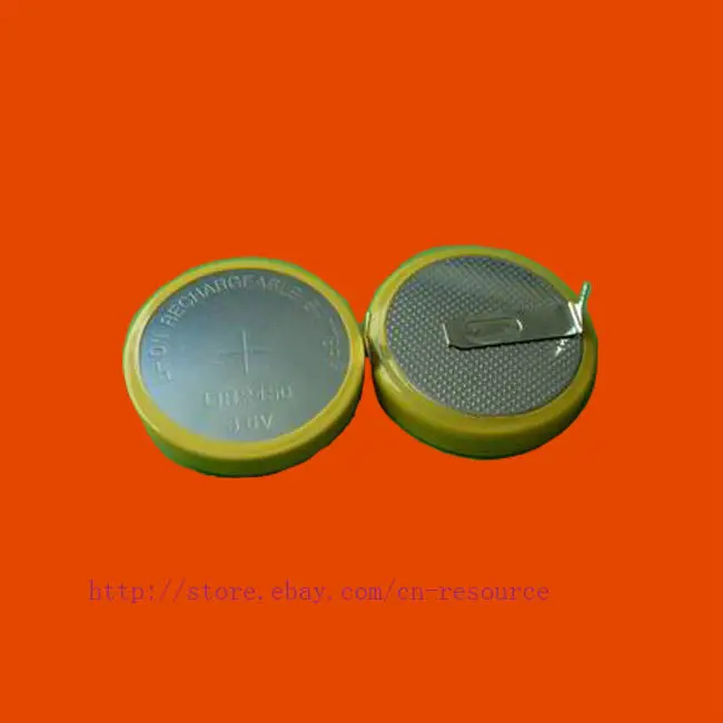 

1 x Rechargeable LIR2450 LIR 2450 3.6V cell with Tab