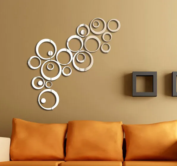 3D Cute Mirror Designed Craft Kitchen Livingroom Home Decor Wall Sticker 3D Cute Mirror Designed Craft Kitchen Livingroom Home Decor Wall Sticker