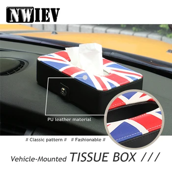 

NWIEV Car Styling For VW Golf 4 7 5 MK4 Mazda 6 cx-5 Peugeot 206 207 208 508 Touareg Tiguan Tissue Box Paper Holder Accessories