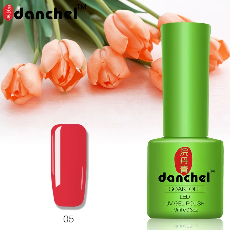 

Danchel 9ml Gel Nail Polish Soak Off Semi Permanent UV Gel Varnishes LED Lacquer Gelpolish Primer Base Top Coat Nail Art Design