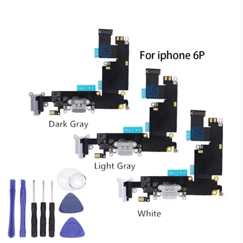 Док-станция с зарядным портом USB-разъем гибкий кабель для iPhone 6 Plus 5 &quotаудио разъем