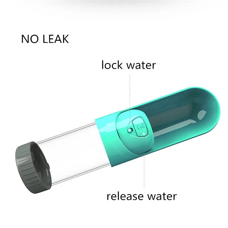 Портативный собака бутылка для воды для путешествий щенок чаша Открытый 300 мл диспенсер для воды для домашних животных подачи с