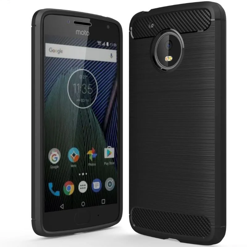 Carbon Fiber Phone Case For Motorola MOTO G3 E3 M C Plus X Plus 2017 Z2