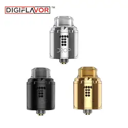 2 шт. оригинальный резервуар Digiflavor Drop Solo RDA с ступенчатым потоком воздуха и простой одиночной установкой катушки и BF Pin Vape Tank Vs Loop RDA