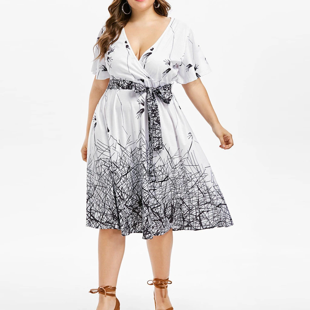 robe blanche grande taille