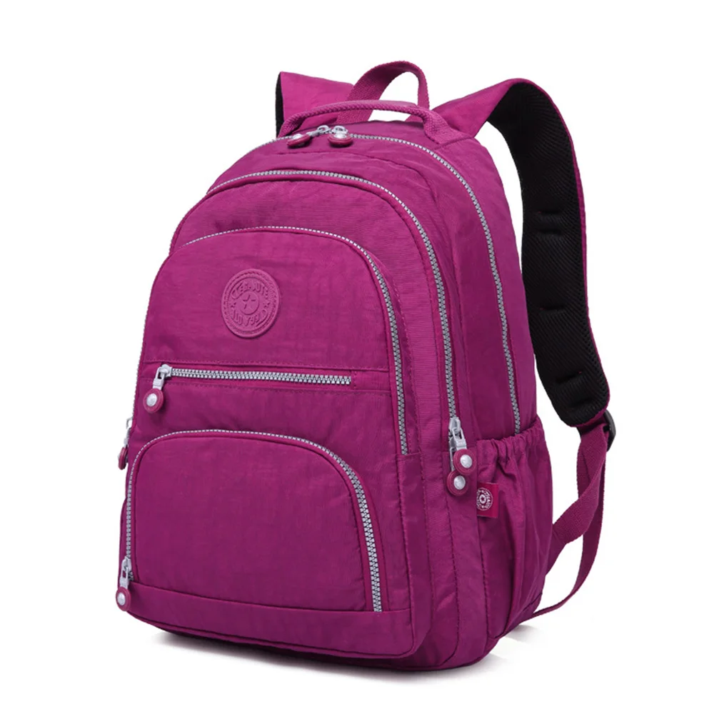 

School Bag Backpack for Teenage Girl Student Mochila Feminina Women Back Pack Nylon Waterproof Travel Laptop Bagpack Sac A Dos