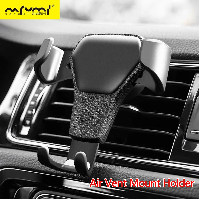 

Universal Car Phone Holder For Phone In Car Air Vent Mount Stand No Magnetic Mobile Phone Holder Gravity Smartphone Cell Support