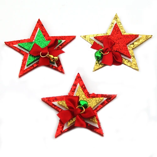 Новая Рождественская звезда-на низком ходу для женщин задней части фетровая аппликация для украшения ремесла - Цвет: mix