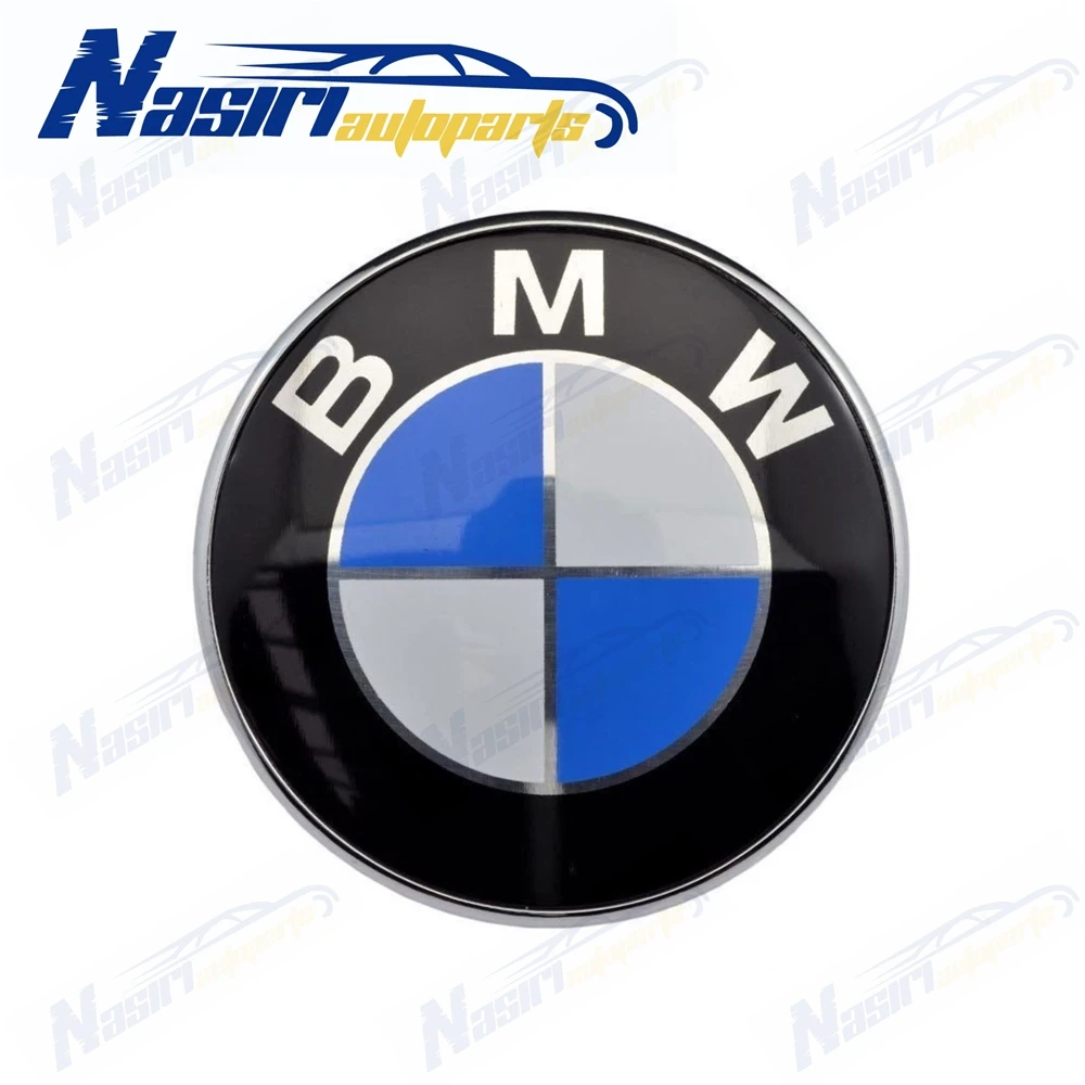 

EMBLEM HOOD BADGE CHROME FRONT LOGO 82MM FOR BMW 320i 528i X5 X6 Z3 #51148132375