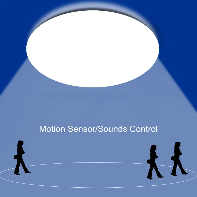 

Smart Home Motion Sensor/Sounds Control LED Ceiling Lights Lamparas De Techo For Hallway Stairs Depot Kids Room Ceiling Lamps