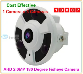 

Lihmsek New High End 1920*1080P Fisheye Camera CCTV Product 180 Degree Wide Angle Viewing HD AHD Fisheye Camera 2.0 Megapixel