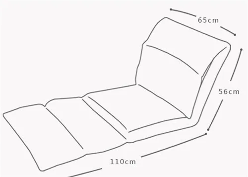 Многофункциональный складной стул, креативный диван-кровать для ленивых спинки, диван, Одноместный стул, наполненный пододеяльником, шезлонг, моющийся