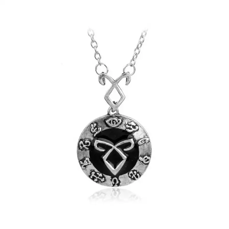 Ожерелье с подвеской в стиле Город костей Mortal Instruments винтажная подвеска