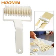 HOOMIN колесо нож тиснение тесто роликовый нож резак ремесло большой размер принадлежности для приготовления кондитерских изделий пирог для пицци и печенья резак пластик