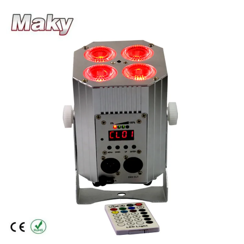 Чехол для полёта 6 в 1 + 2 световых MQ G116 4 шт led батарея беспроводная dmx IRC